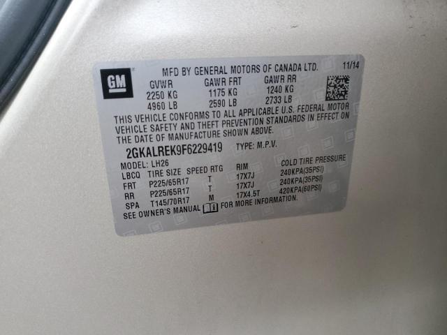 2015 GMC TERRAIN SL - 2GKALREK9F6229419