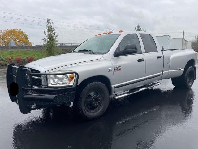 DODGE RAM 3500 S 2007 silver crew pic diesel 3D7ML48A37G793593 photo #3