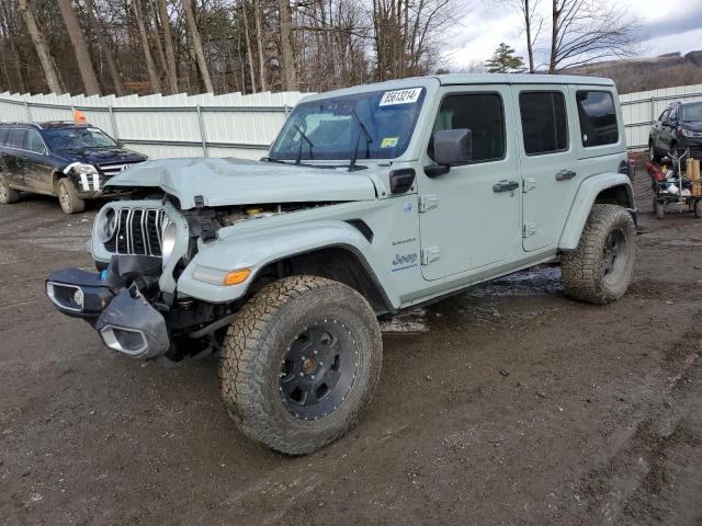 JEEP WRANGLER S 2024 turquoise  hybrid engine 1C4RJXP68RW148608 photo #1