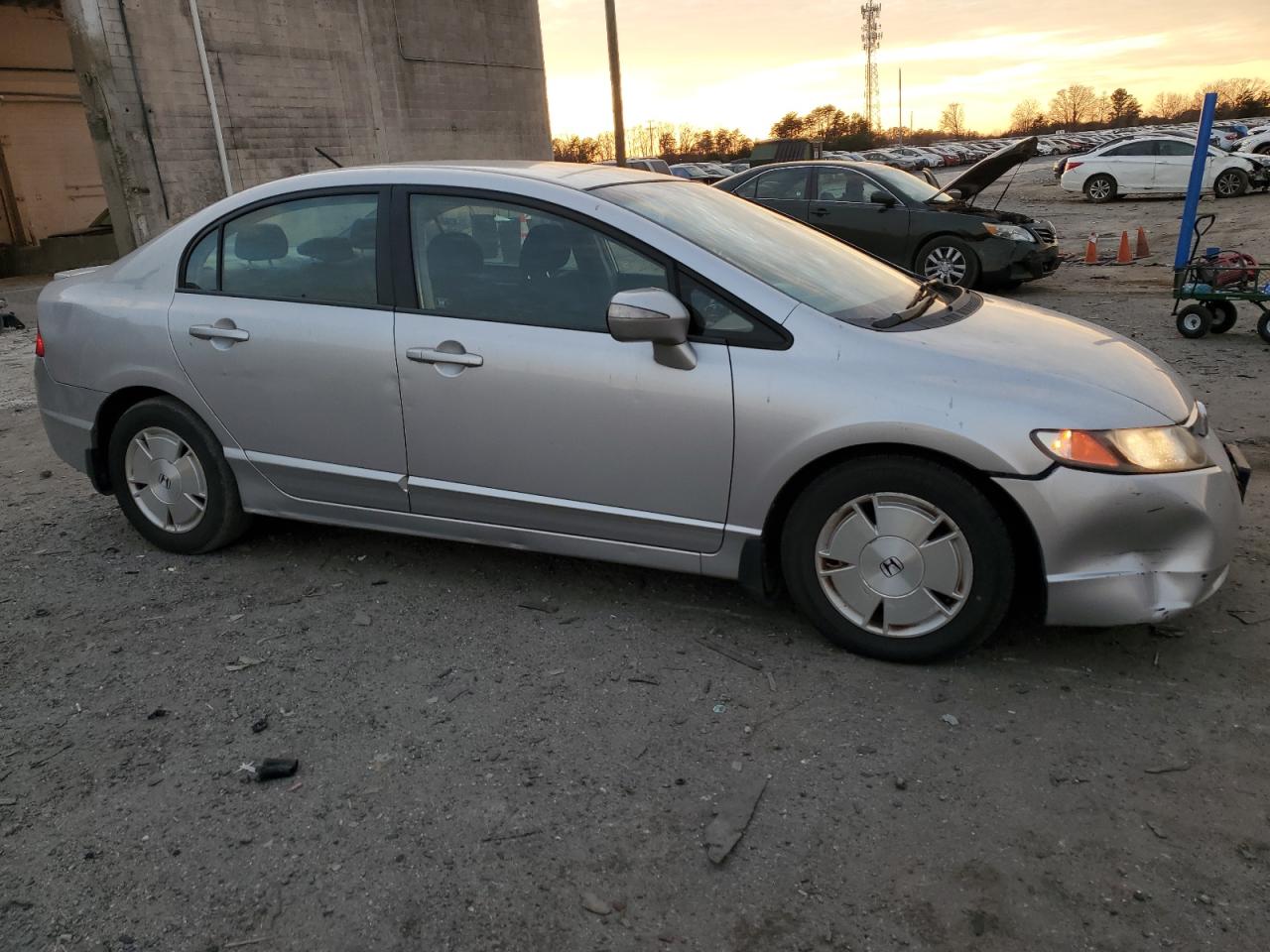 Lot #3034412066 2008 HONDA CIVIC HYBR