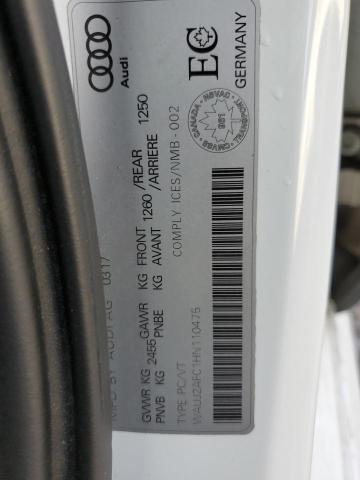 2017 AUDI A6 PROGRES WAUJ2AFC1HN110475