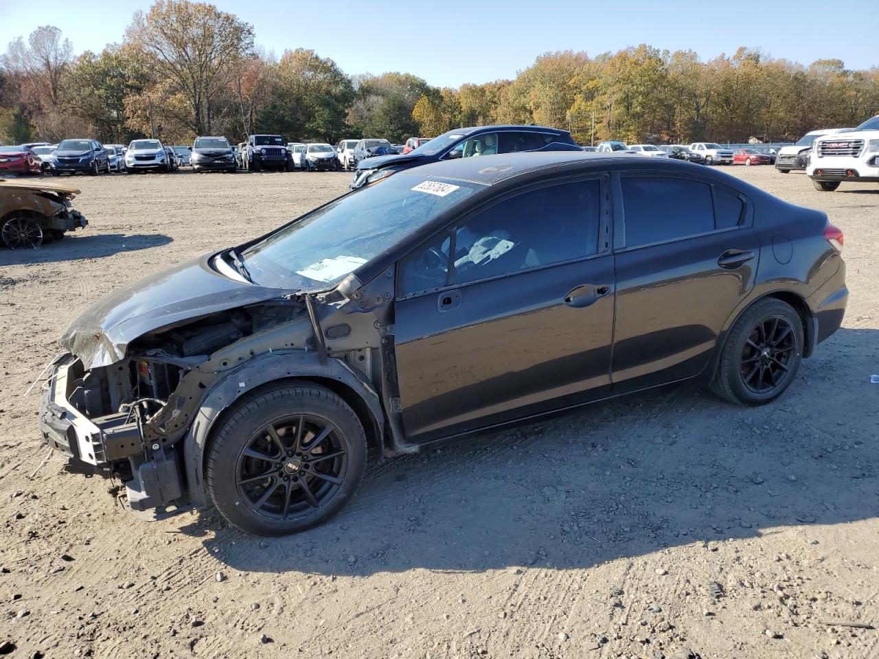 Lot #3024151847 2013 HONDA CIVIC LX