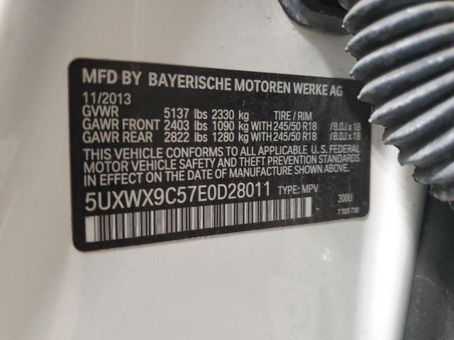 VIN 5UXWX9C57E0D28011 2014 BMW X3 no.13