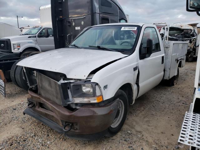 FORD F250 SUPER 2002 white pickup gas 1FTNF20L02EA22337 photo #1