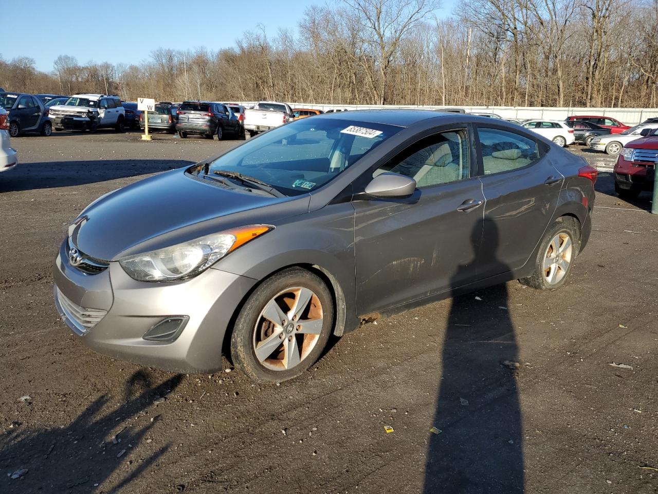 Lot #3027009802 2013 HYUNDAI ELANTRA GL