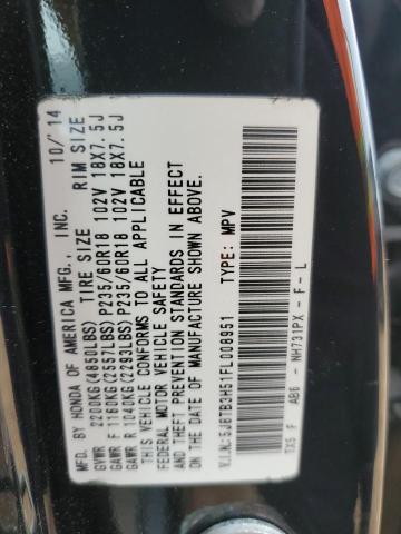 2015 ACURA RDX TECHNO - 5J8TB3H51FL008951