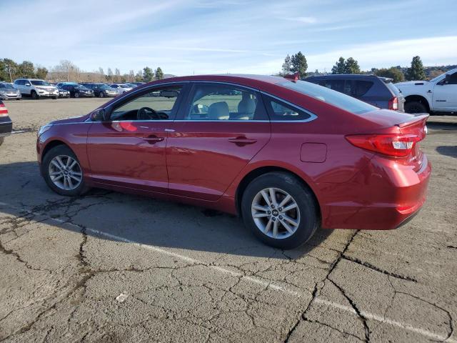 HYUNDAI SONATA SE 2016 red  gas 5NPE24AF9GH323096 photo #3