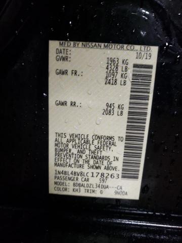 2020 NISSAN ALTIMA S - 1N4BL4BV8LC178263