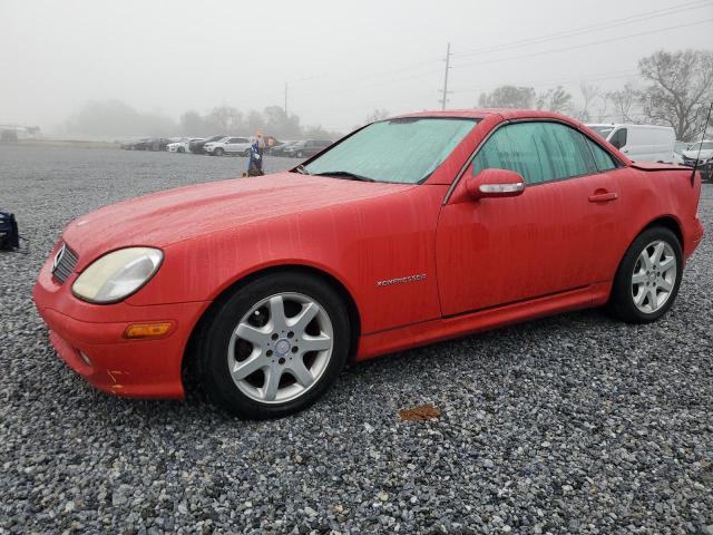 MERCEDES-BENZ SLK 230 KO 2003 red  gas WDBKK49F43F286405 photo #1