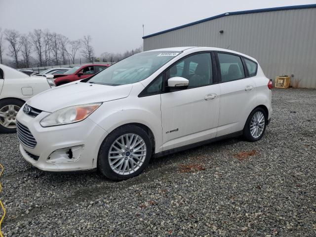 FORD C-MAX SE 2013 white hatchbac hybrid engine 1FADP5AU6DL512657 photo #1