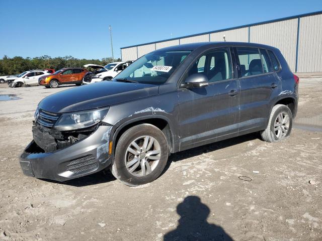 VOLKSWAGEN TIGUAN S 2013 gray  gas WVGBV3AX8DW591409 photo #1