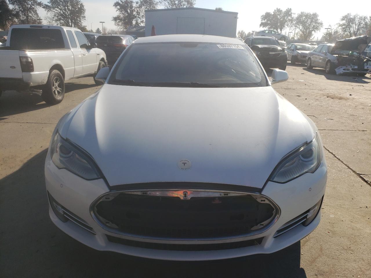 Lot #3022733343 2014 TESLA MODEL S