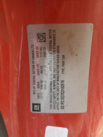 2g1fc1e37c9182616 - 2012 Chevrolet camaro lt - #83759714