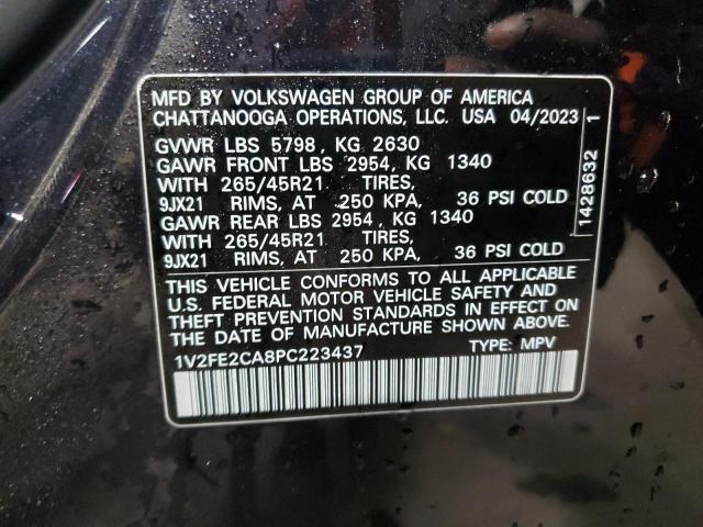 2023 VOLKSWAGEN ATLAS CROS - 1V2FE2CA8PC223437