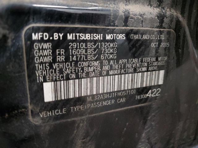 2015 MITSUBISHI MIRAGE DE ML32A3HJ1FH057101