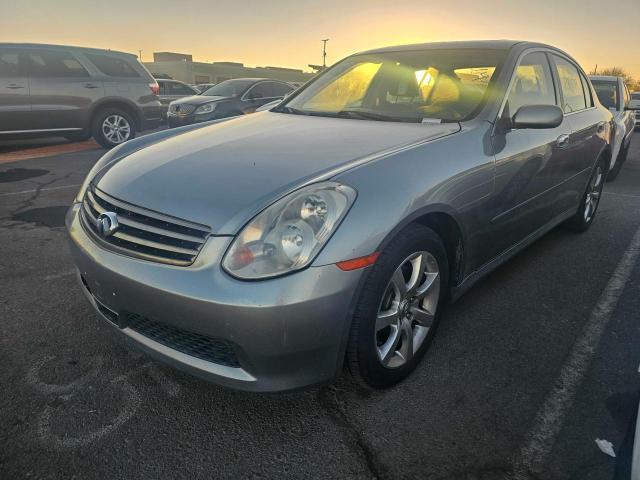 INFINITI G35 2006 gray sedan 4d gas JNKCV51F86M607679 photo #3