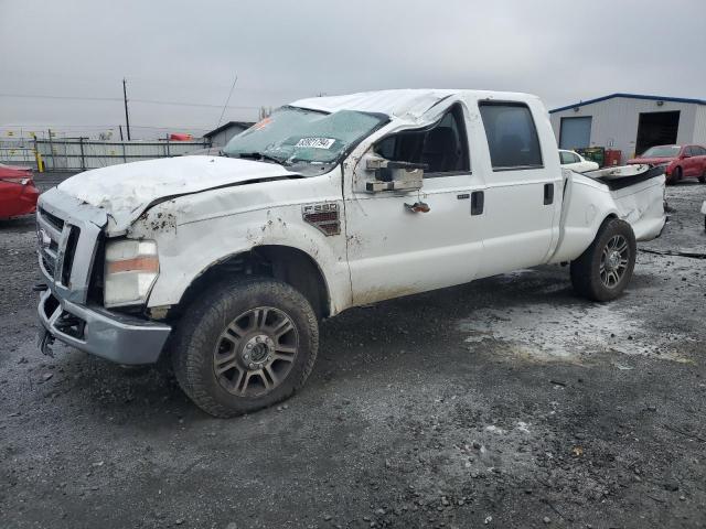 FORD F250 SUPER 2008 white  diesel 1FTSW21R48EB39658 photo #1