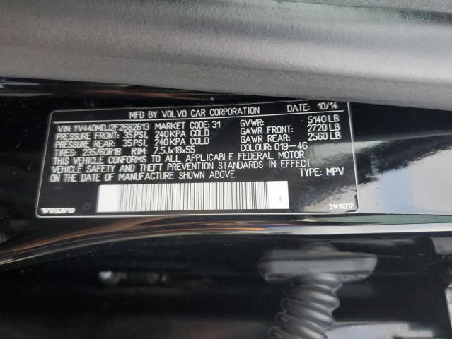2015 VOLVO XC60 T5 YV440MDJ2F2682613