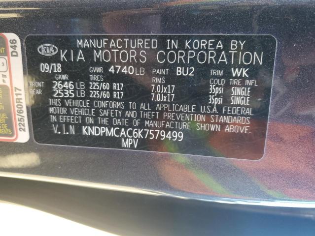 2019 KIA SPORTAGE L - KNDPMCAC6K7579499