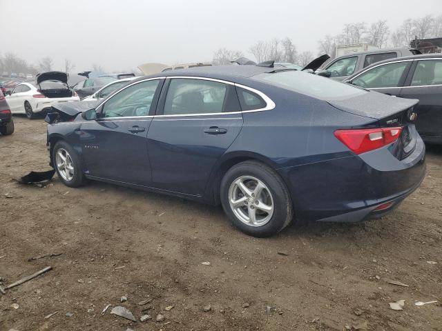 CHEVROLET MALIBU LS 2017 blue  gas 1G1ZB5ST5HF138401 photo #3