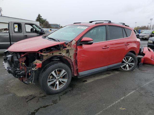 TOYOTA RAV4 XLE 2016 red  gas 2T3WFREV5GW249417 photo #1