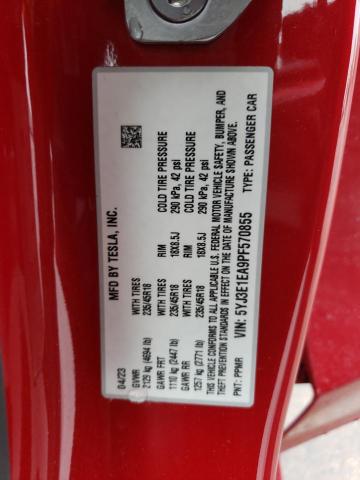 2023 TESLA MODEL 3 - 5YJ3E1EA9PF570855