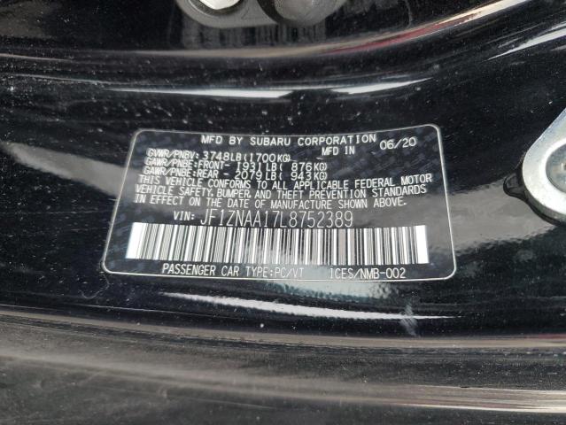 2020 TOYOTA 86 JF1ZNAA17L8752389