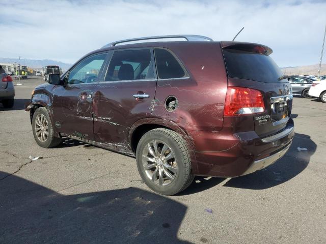 KIA SORENTO SX 2012 maroon  gas 5XYKWDA29CG253041 photo #3