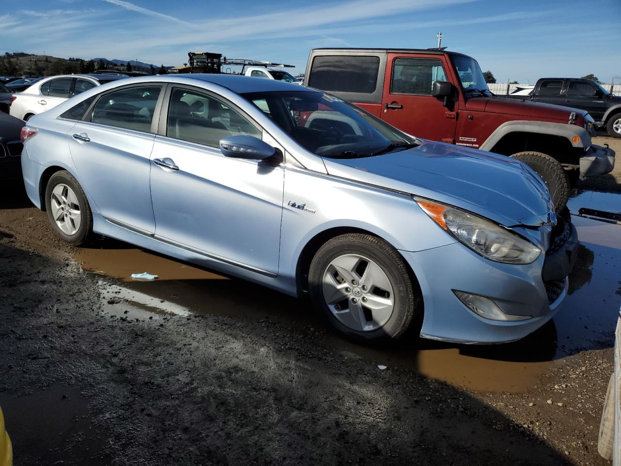 Lot #3050483128 2012 HYUNDAI SONATA HYB