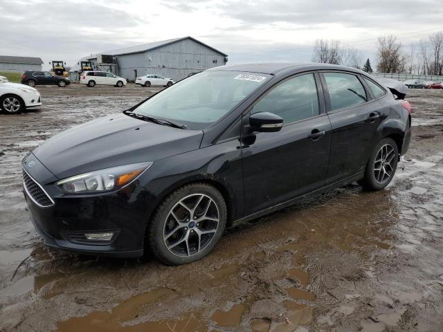 FORD FOCUS SEL 2018 black  gas 1FADP3H22JL239981 photo #1