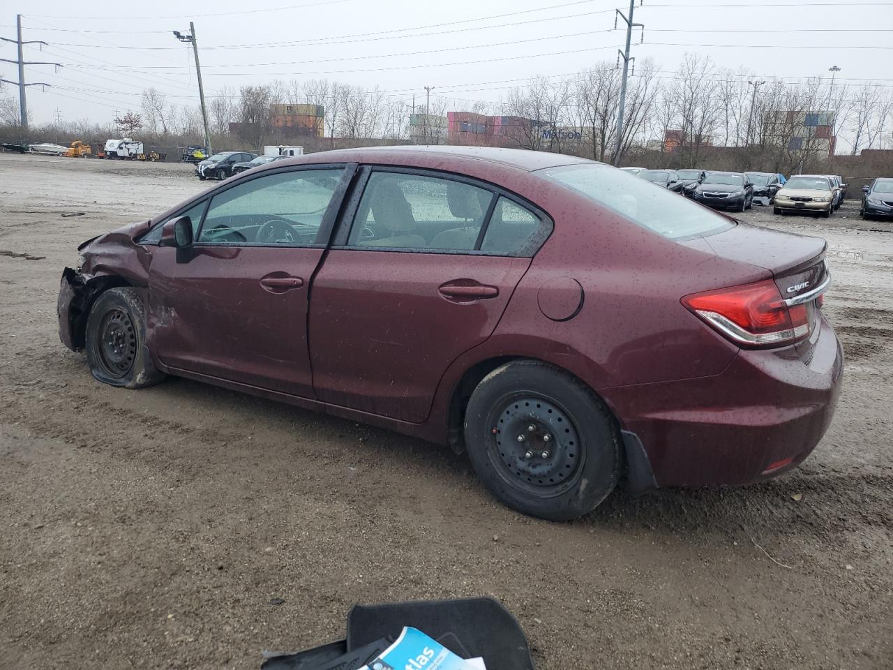 Lot #3029351695 2013 HONDA CIVIC LX