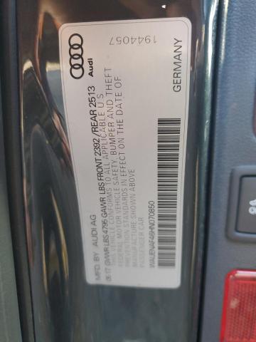 2017 AUDI A4 PREMIUM - WAUENAF46HN070850