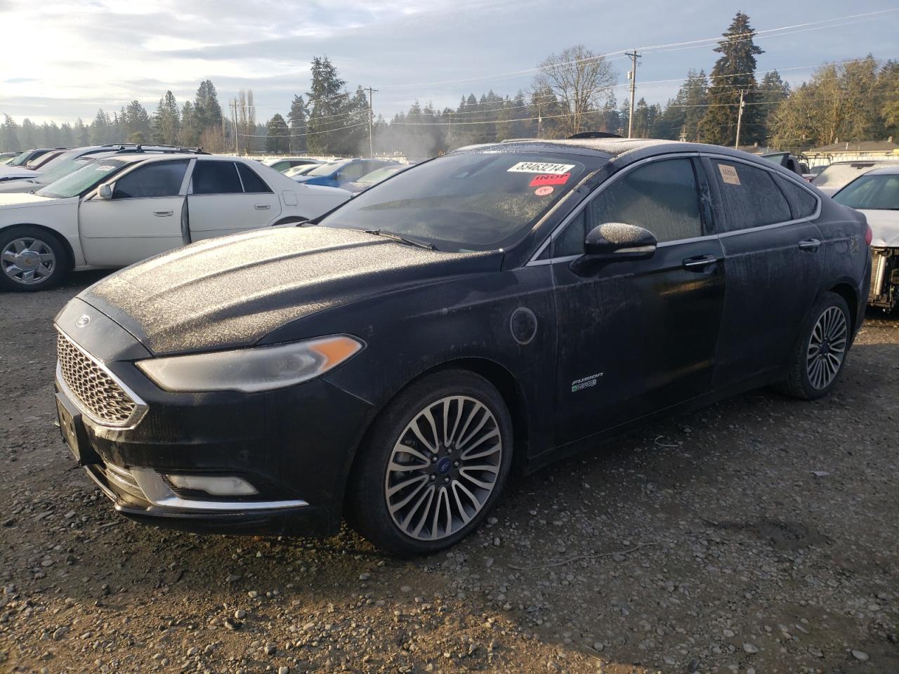 Lot #3024197874 2017 FORD FUSION TIT