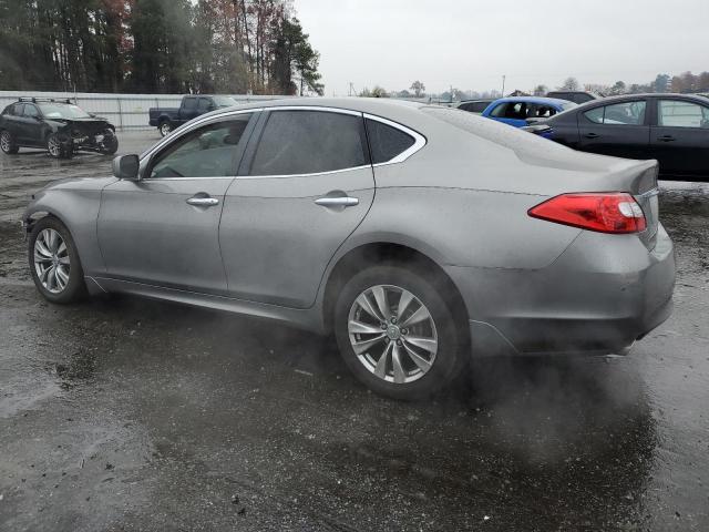 INFINITI M37 X 2012 silver  gas JN1BY1ARXCM392893 photo #3