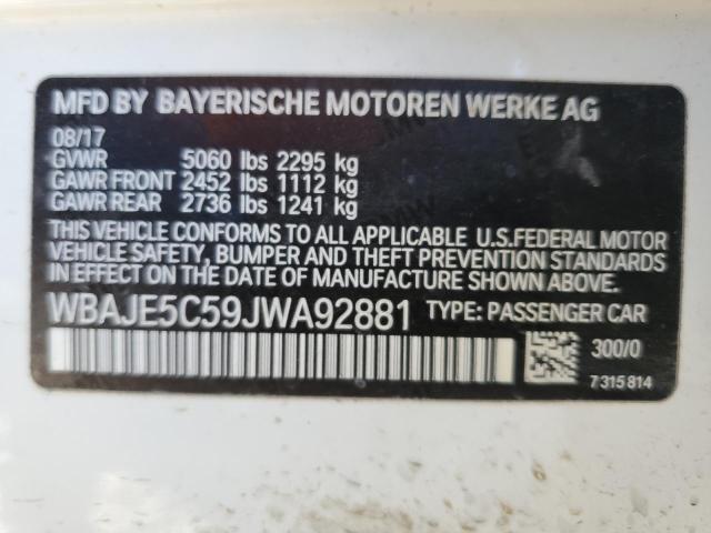 2018 BMW 540 I - WBAJE5C59JWA92881