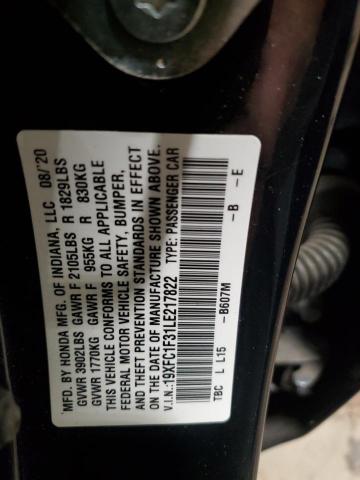 2020 HONDA CIVIC EX - 19XFC1F31LE217822