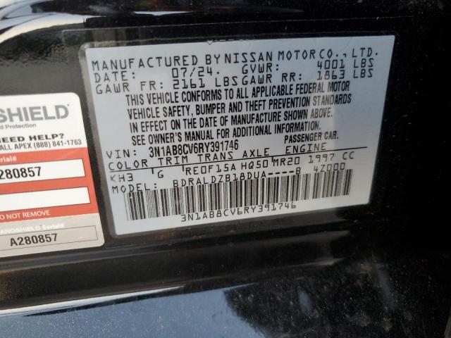 2024 NISSAN SENTRA SV - 3N1AB8CV6RY391746
