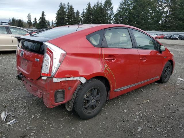 TOYOTA PRIUS 2012 red  hybrid engine JTDKN3DUXC1595804 photo #4