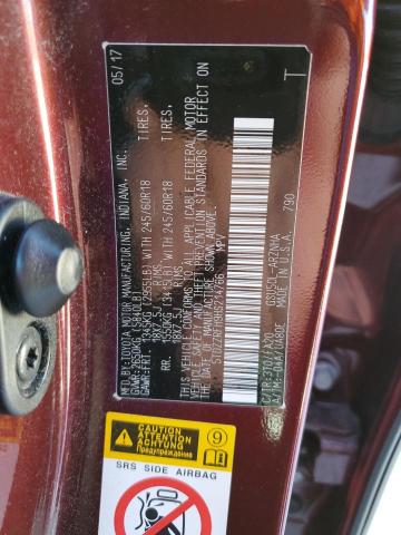 2017 TOYOTA HIGHLANDER - 5TDZZRFH9HS214766