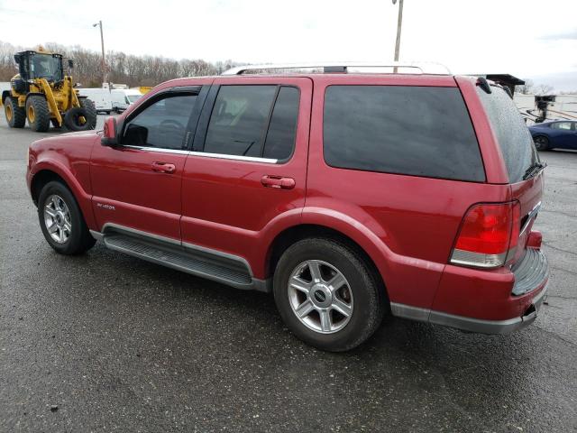 LINCOLN AVIATOR 2004 burgundy  gas 5LMEU88H94ZJ49892 photo #3