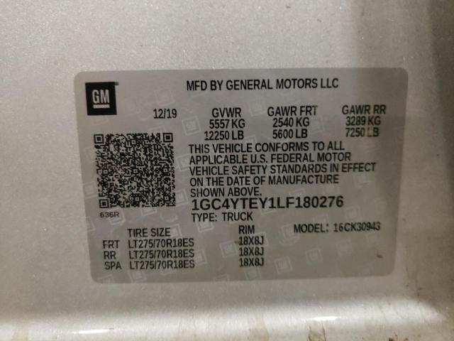 2020 CHEVROLET 3500HD 1GC4YTEY1LF180276