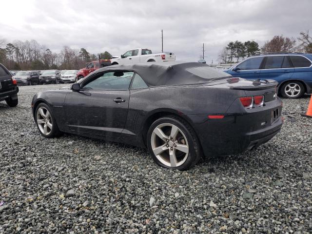 CHEVROLET CAMARO LT 2011 black converti gas 2G1FB3DD4B9187442 photo #3