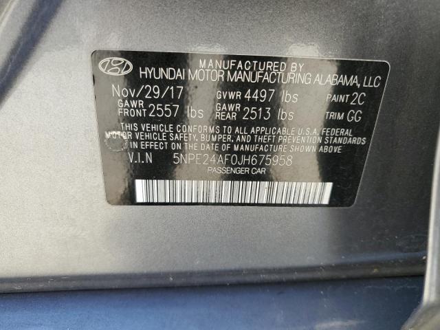 2018 HYUNDAI SONATA SE - 5NPE24AF0JH675958