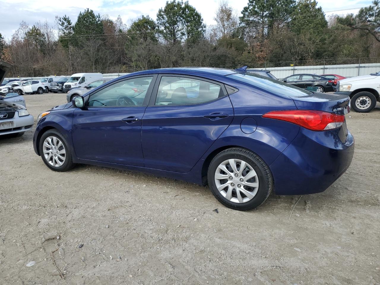 Lot #3028387843 2012 HYUNDAI ELANTRA GL