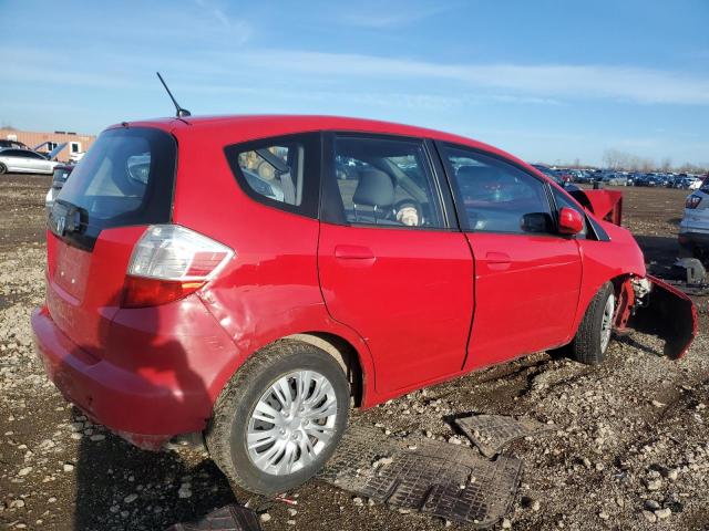 HONDA FIT 2012 red  gas JHMGE8H37CS008455 photo #4