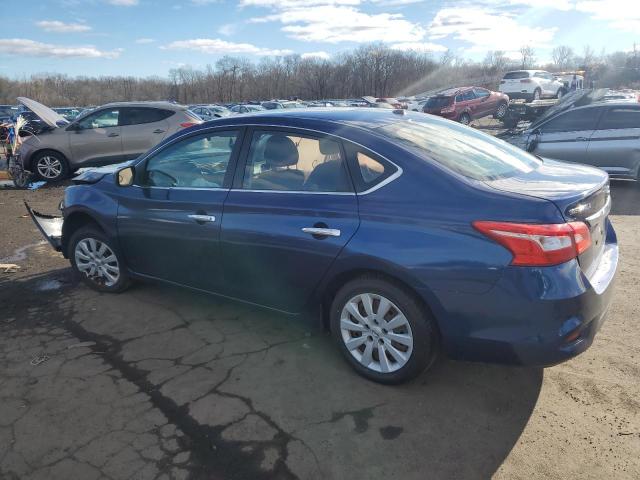 NISSAN SENTRA S 2017 blue  gas 3N1AB7AP4HL655444 photo #3