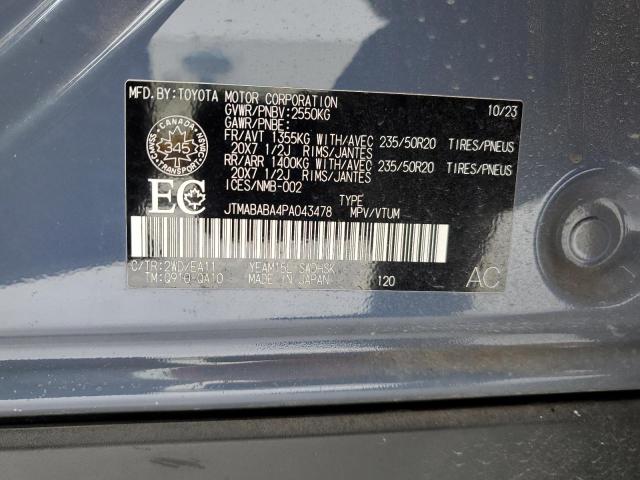 2023 SUBARU SOLTERRA P JTMABABA4PA043478