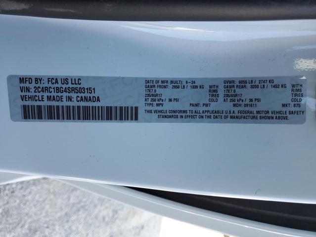 2025 CHRYSLER PACIFICA S 2C4RC1BG4SR503151
