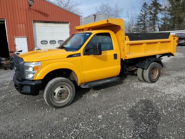 FORD F350 SUPER 2016 yellow chassis gas 1FDRF3H62GEB34632 photo #1