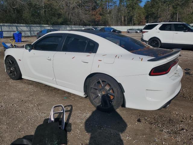 DODGE CHARGER R/ 2018 white  gas 2C3CDXGJ9JH297506 photo #3